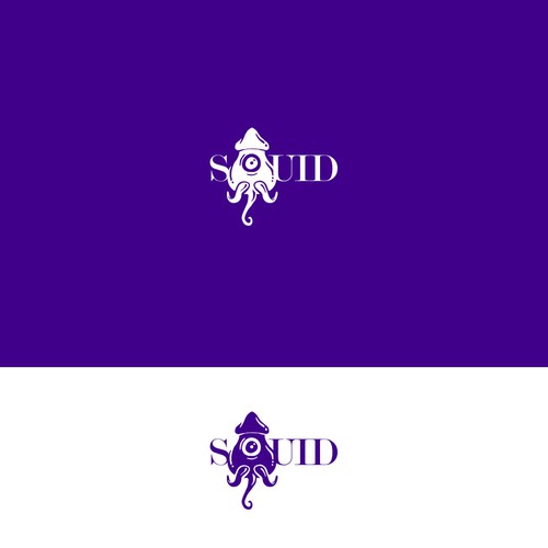 Squid logo with the title 'logo for sqquid'