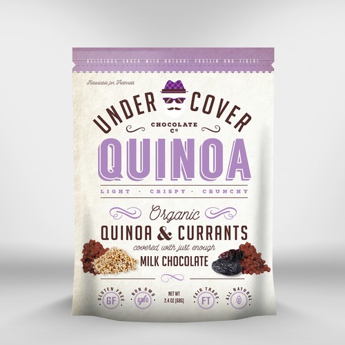 Natural design with the title 'Quinoa Packaging'
