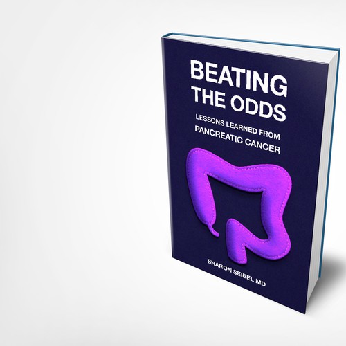 Cancer awareness design with the title 'Beating the odds'