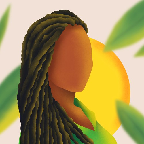 Woman design with the title 'Wall calendar illustration'