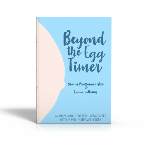 Pregnancy design with the title 'Book cover'