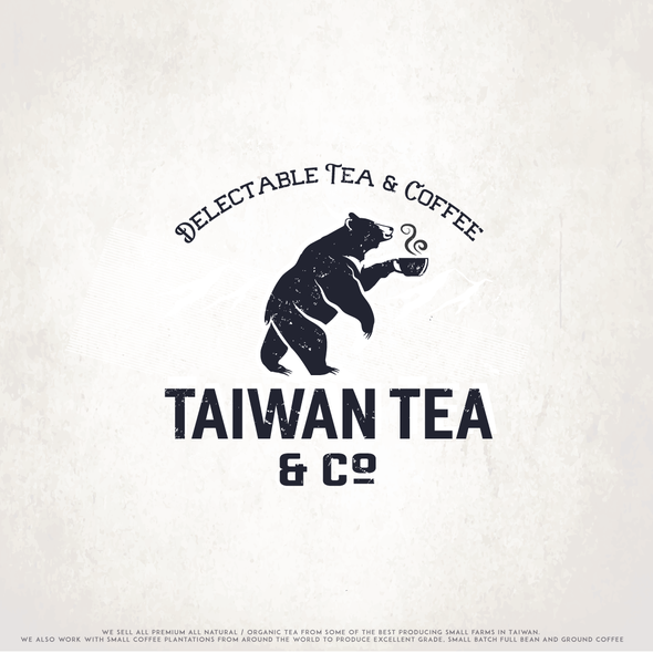 Navy logo with the title 'Taiwan Tea'