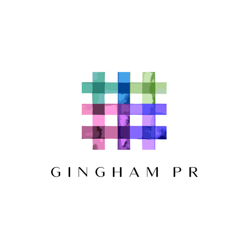 Watercolor brand with the title 'GINGHAM PR '