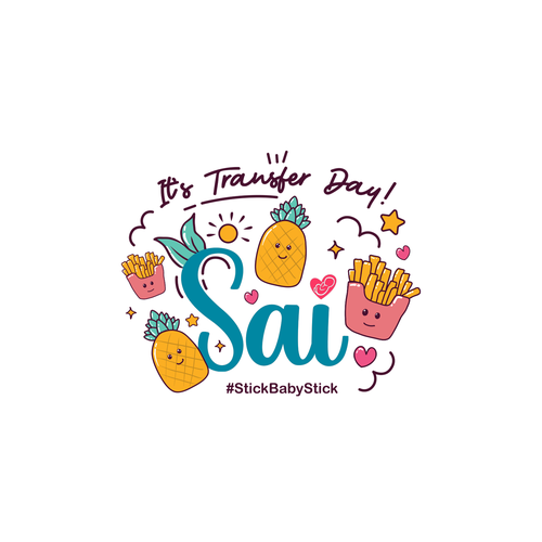 Fruit t-shirt with the title 'Kawaii Style Good Luck T-shirt Illustration'