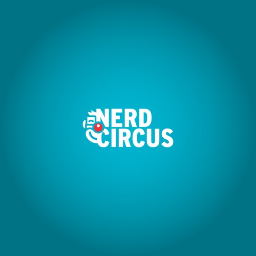Nerd design with the title 'Nerdy blog brand identity'