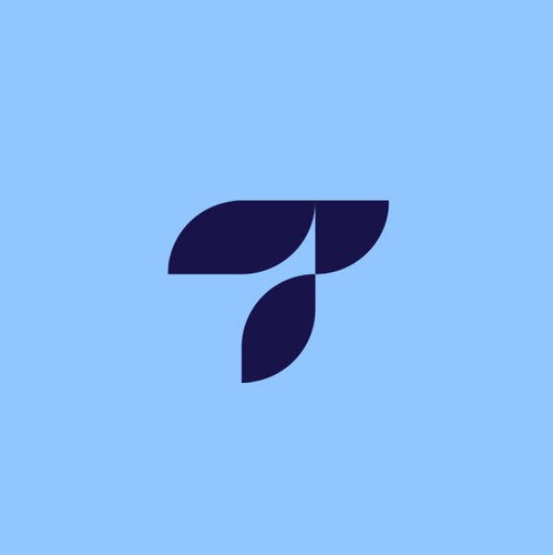 Abstract wave logo with the title 'TalentTide'