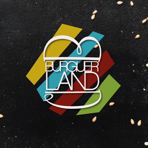 Sauce logo with the title 'Isologo hamburguesa'