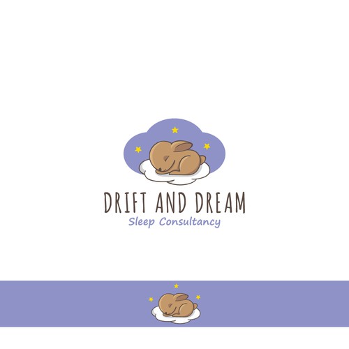 Cloud brand with the title 'Drift and dream - sleep consultancy'