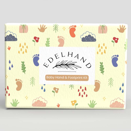 Gift packaging with the title 'Baby Products Gift Box'