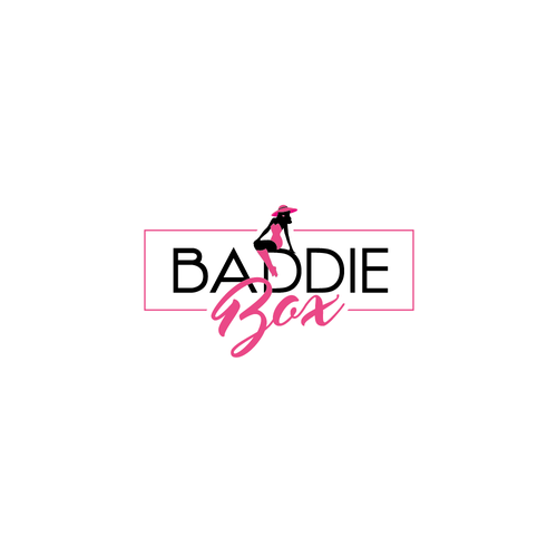 Woman logo with the title 'Feminine logo for a subscription box for women.'