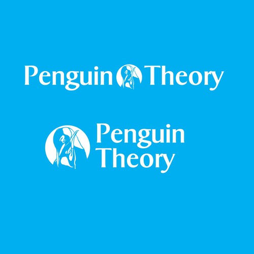 Couple logo with the title 'Bold Penguin Design'