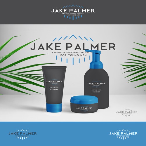 Pet grooming logo with the title 'Logo for Jake Palmer'