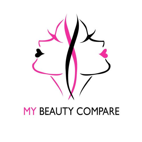 Eyelash design with the title 'Create the next logo for My Beauty Compare'