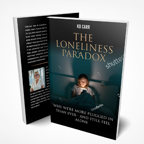 Technology book cover with the title 'Book cover design'