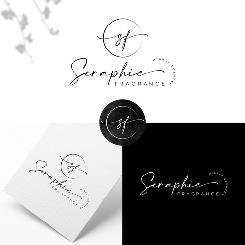 Lotion logo with the title 'SERAPHIC FRAGRANCE - Highly Scented'