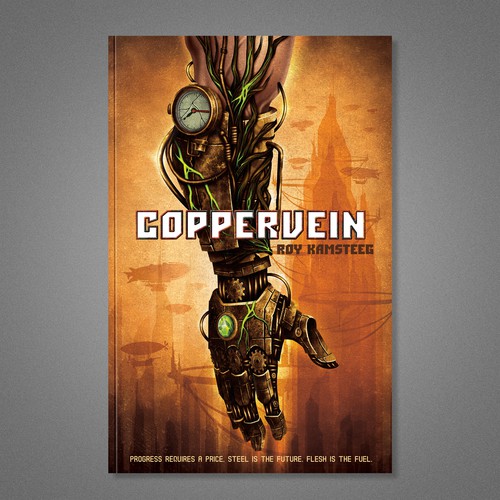 Book cover with the title 'Book cover illustration'