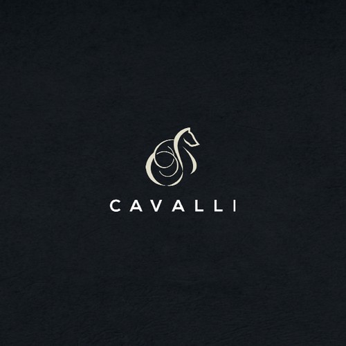 Horse logo with the title 'Cavalli'