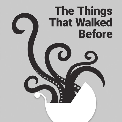 Horror book cover with the title 'The Things That Walked Before'