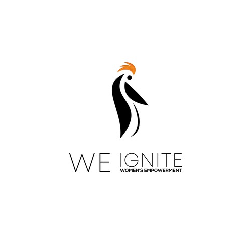Pelican design with the title 'we ignite'