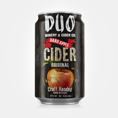 Can packaging with the title 'Craft cider can design'