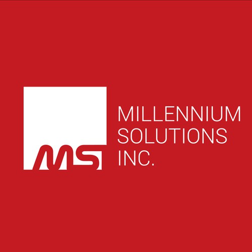 基建标志，标题为“Millennium Solutions Inc, IT Company”