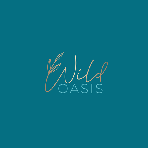 Wellness logo with the title 'Elegant logo design'