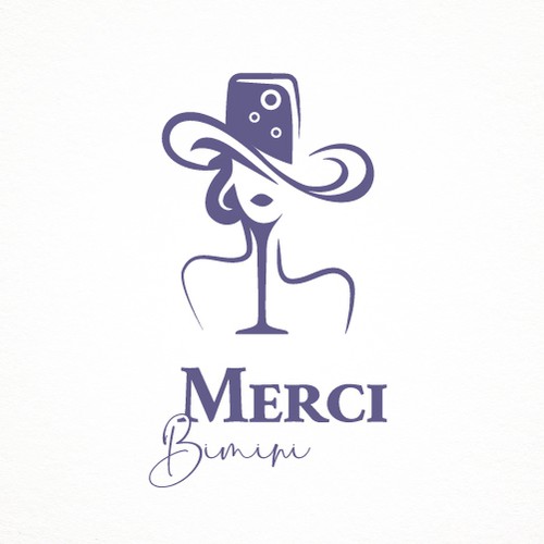 Lady design with the title 'Champagne boutique'