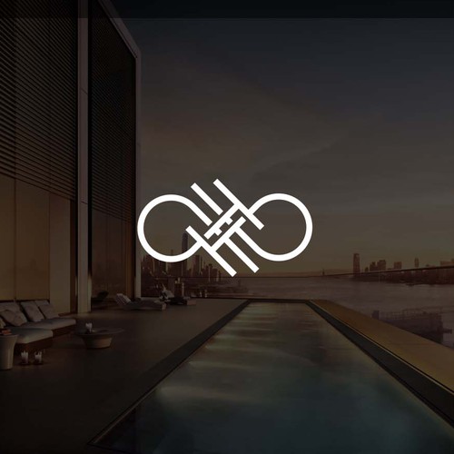 Luxury design logo with the title 'HOTEL OHM'