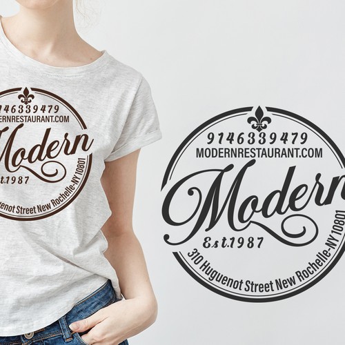 Bar t-shirt with the title 'Historic NY restaurant '