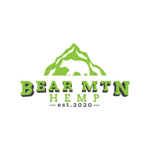 Pot design with the title 'BEAR MTN HEMP'