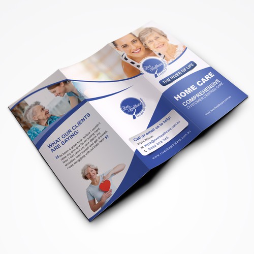 Order design with the title 'Customer brochurefor River Healthcare '