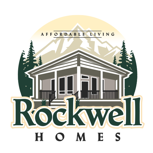 House logo with the title 'Rockwell Homes logo.'