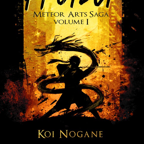 Silhouette book cover with the title 'Meteor Arts Saga -  The Power to Protect'