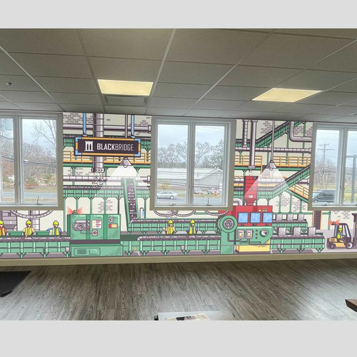 Recycling design with the title 'wall art'