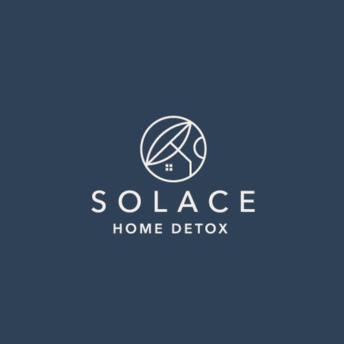 Calm design with the title 'Solace Home Detox'