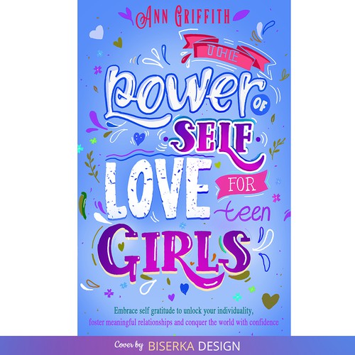 Teen book cover with the title '𝗣𝗿𝗲𝗺𝗮𝗱𝗲 𝗖𝗼𝘃𝗲𝗿 By Biserka Design'