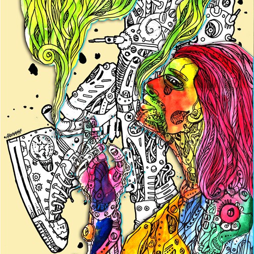 Love artwork with the title 'For wall printing.'