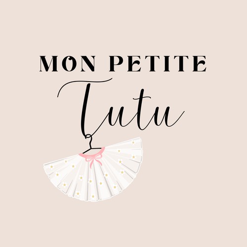 Kid's clothing logo with the title 'Logo concept for kids apparel'