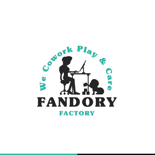 Coworking logo with the title 'Logo for coworking company'