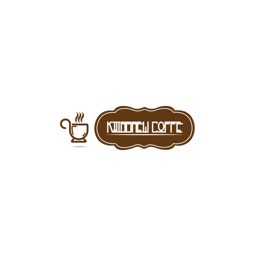 Steam design with the title 'logo for coffe shop'