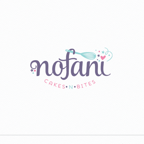 Trendy design with the title 'Nofani bakery'