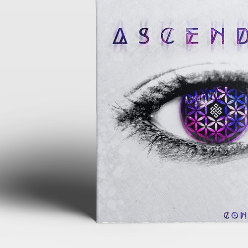 CD illustration with the title 'Artist Album Cover Art: "Ascending"'
