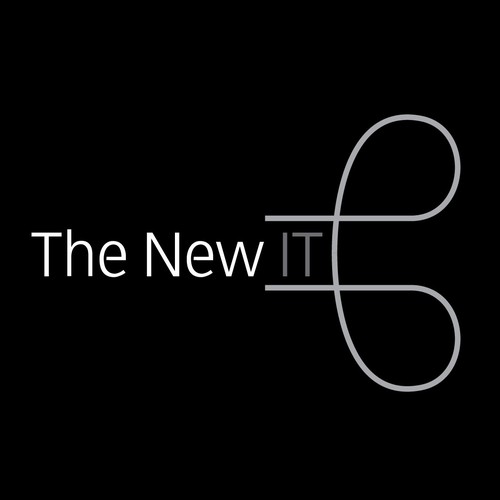 Flexible logo with the title 'Logo concept for IT Industries'