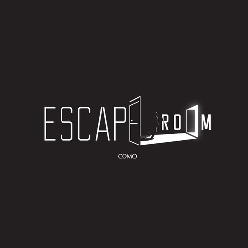 Room design with the title 'Escape Room como'