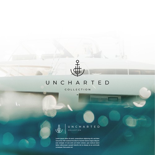 Yacht club design with the title 'UnCharted Collection'