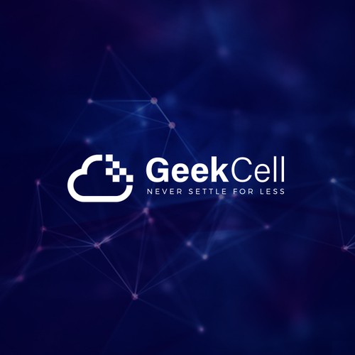 IT logo with the title 'Modern and simple logo design for IT consulting firm.'