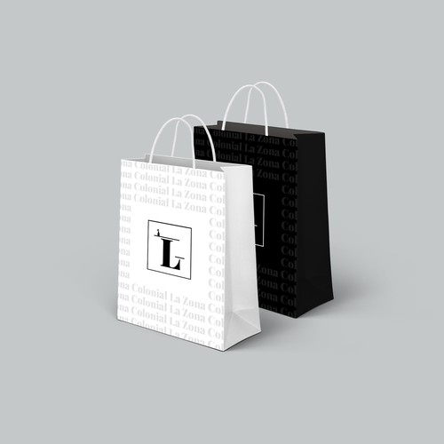 Bag brand with the title 'Logo display on the bags'