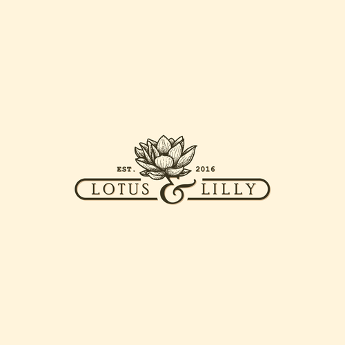 Landscape design with the title 'Logo design for Lotus & Lilly '