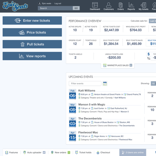 Application website with the title 'Create a sleek and modern skin to an existing platform that will help revolutionize an industry.'