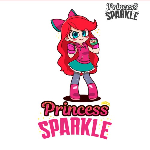 Princess design with the title 'Princess Sparkle'